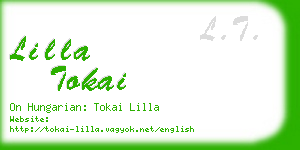 lilla tokai business card